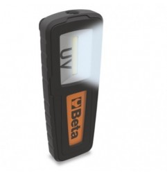1838UV Lámpara UV recargable con luz blanca, ideal para la detección de fugas