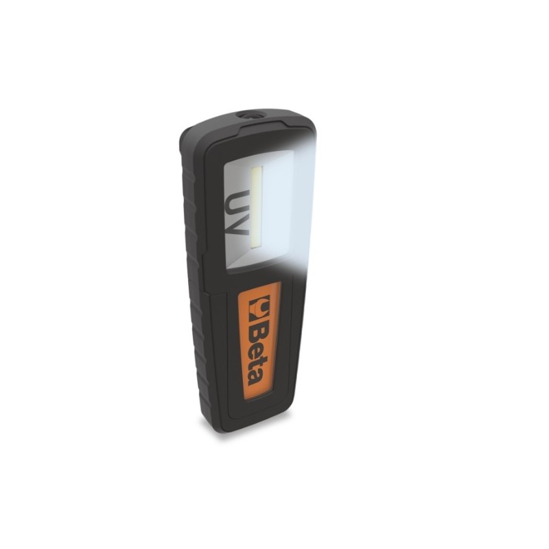 1838UV Lámpara UV recargable con luz blanca, ideal para la detección de fugas