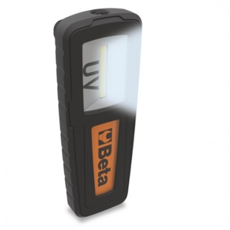 1838UV Lámpara UV recargable con luz blanca, ideal para la detección de fugas