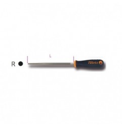 1719BMX6/R Lima redonda de corte dulce, con mango