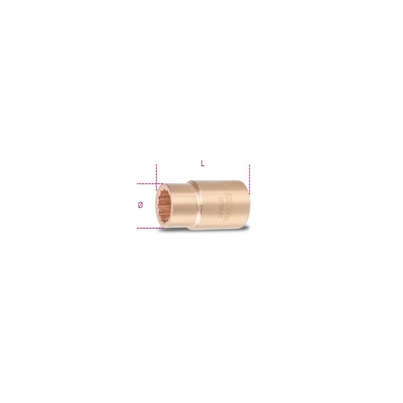 921BA-AS 1/2 Vaso de 1/2, poligonal, antichispa