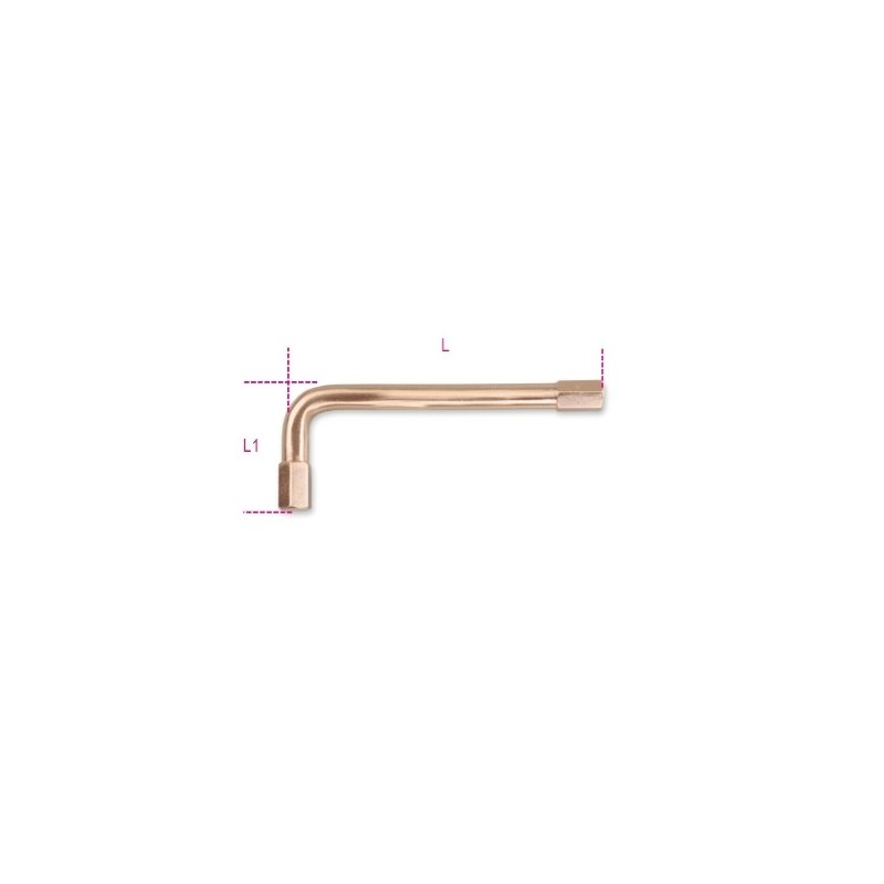 96BAF-AS 3/32 Llave Allen acodada, antichispa