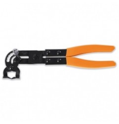 1478T Pinza con cabeza orientable para grapas de plástico, con clips a presión