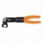 1478T Pinza con cabeza orientable para grapas de plástico, con clips a presión