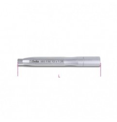 985F M12X1,25 Perno guía hembra para montar ruedas