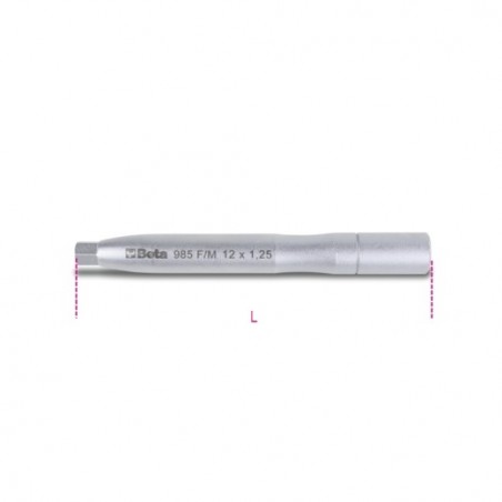 985F M12X1,25 Perno guía hembra para montar ruedas