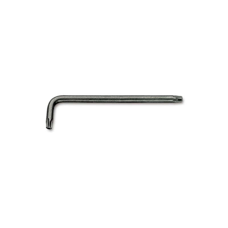 97RTX 07 Llave acodada para tornillos Tamper Resistant Torx&reg,, bruñida