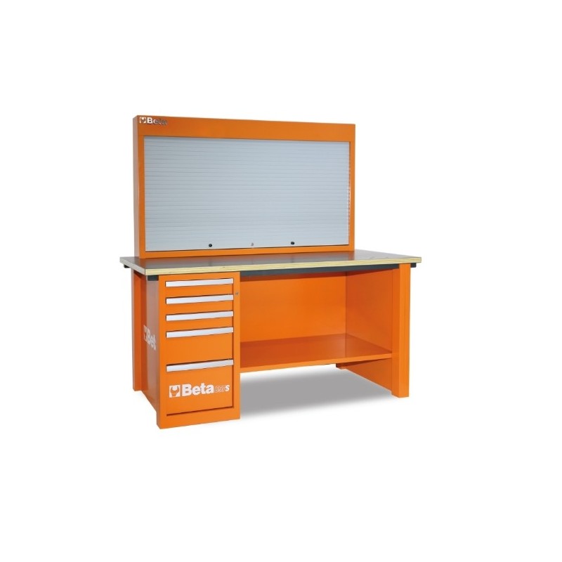 C57S/A-R Banco de trabajo MasterCargo, rojo
