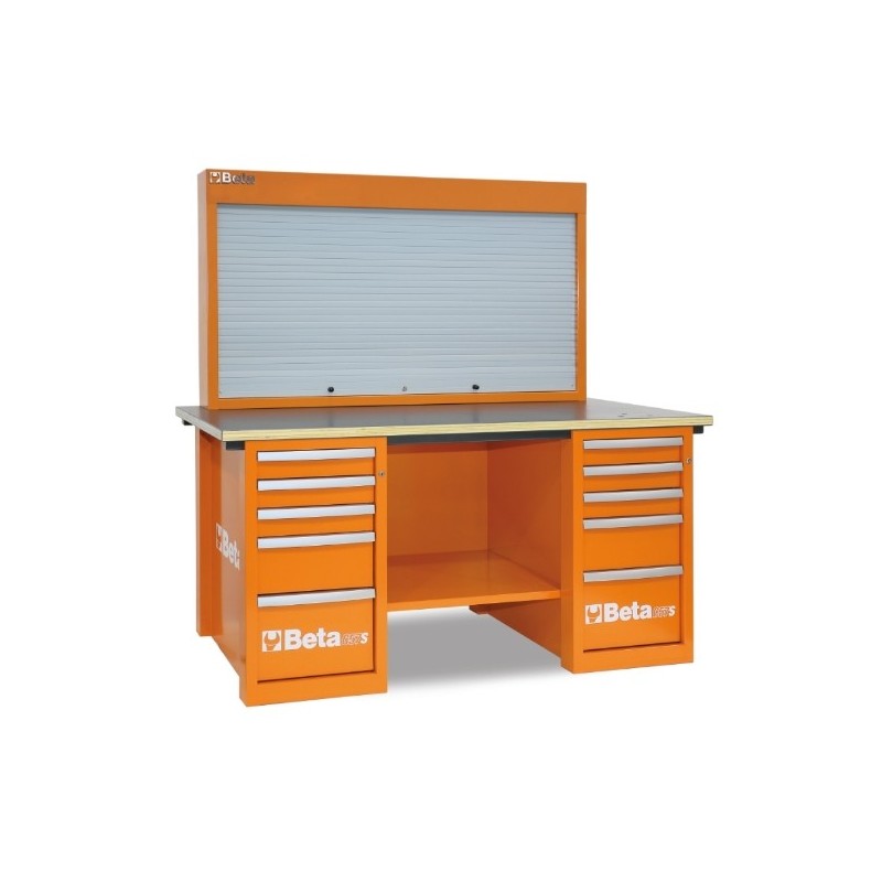 C57S/B-R Banco de trabajo MasterCargo, rojo