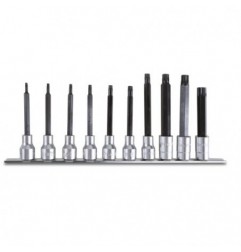 920TX-L/SB10 Juego de 10 vasos de 1/2, con punta Torx&reg, larga, con soporte