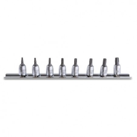 900TX/SB8 Juego de 8 vasos de 1/4, con punta Torx&reg,, en soporte