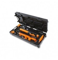 1365/K13 Bomba oleodinámica de 10 toneladas y kit de accesorios para carrocería, en práctica maleta trolley