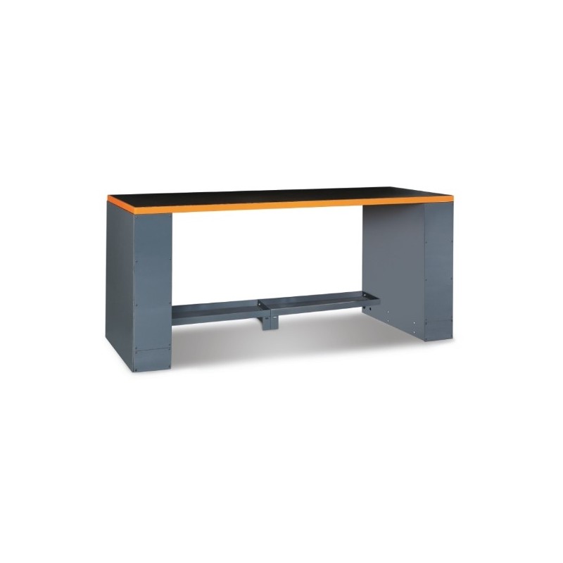 C55BG/2 Banco de trabajo de 2 metros para mobiliario para taller RSC55, gris