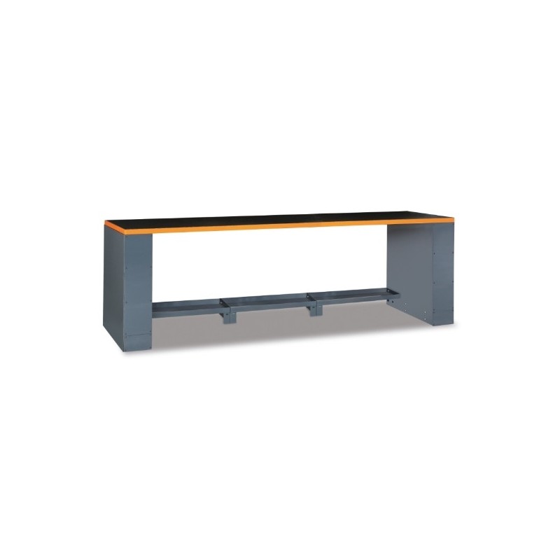 C55BG/2,8 Banco de trabajo de 2,8 metros para mobiliario para taller RSC55, gris