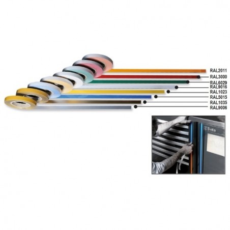 C55STR-GO/1035 Tira adhesiva de color de 25 m para mobiliario para taller RSC55, oro
