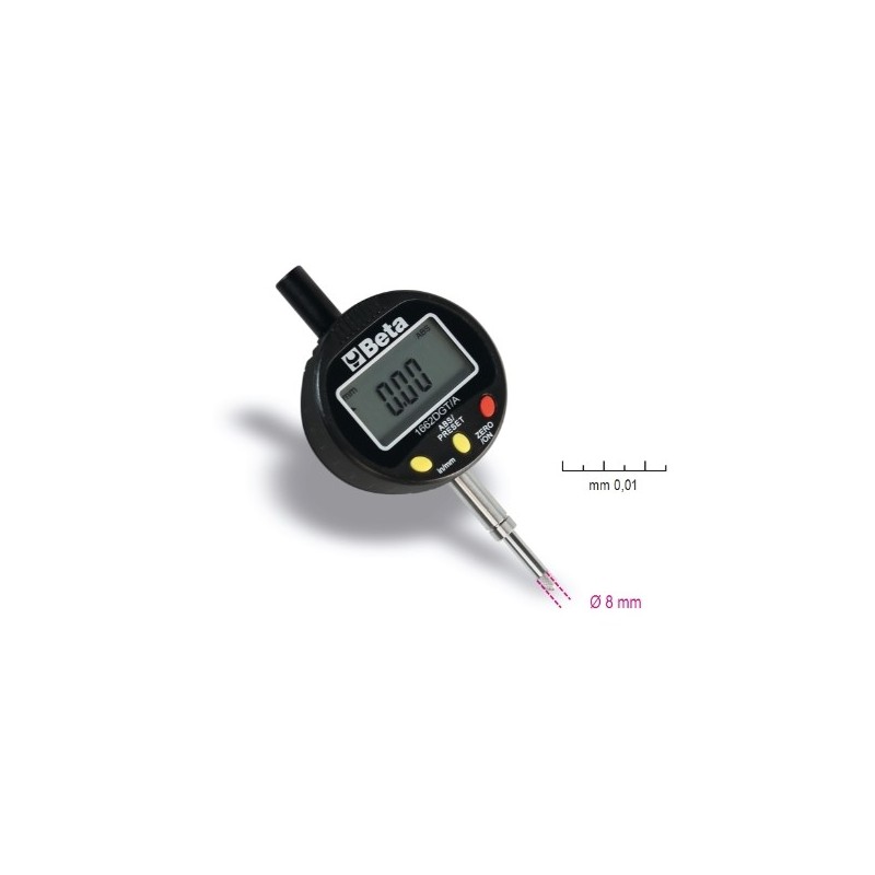 1662DGT/A Reloj comparador digital, lectura centesimal