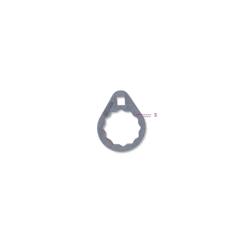 1493B 27 Llave poligonal para filtros de aceite de acceso difícil