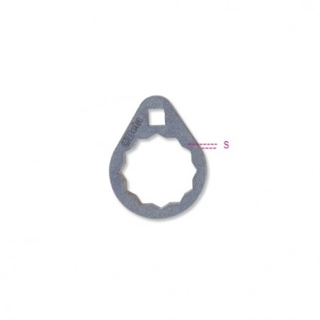 1493B 32 Llave poligonal para filtros de aceite de acceso difícil