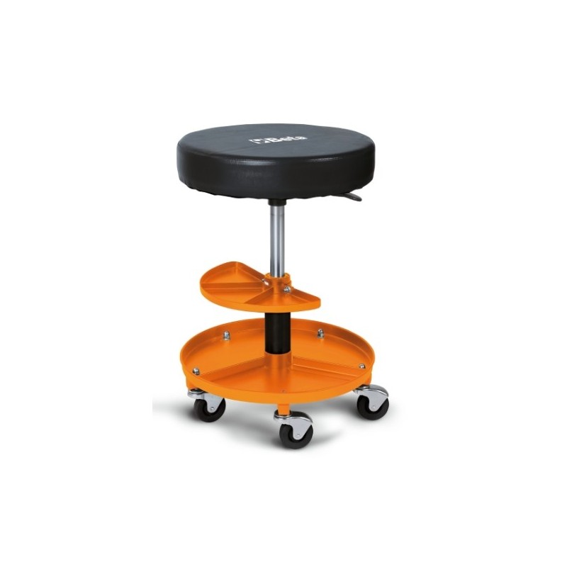 2250-O Asiento giratorio con bandeja, naranja