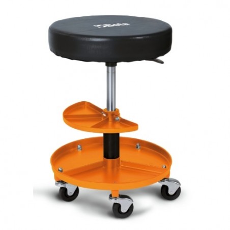 2250-O Asiento giratorio con bandeja, naranja