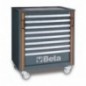 C55C8 Cajonera móvil con 8 cajones para mobiliario para taller RSC55