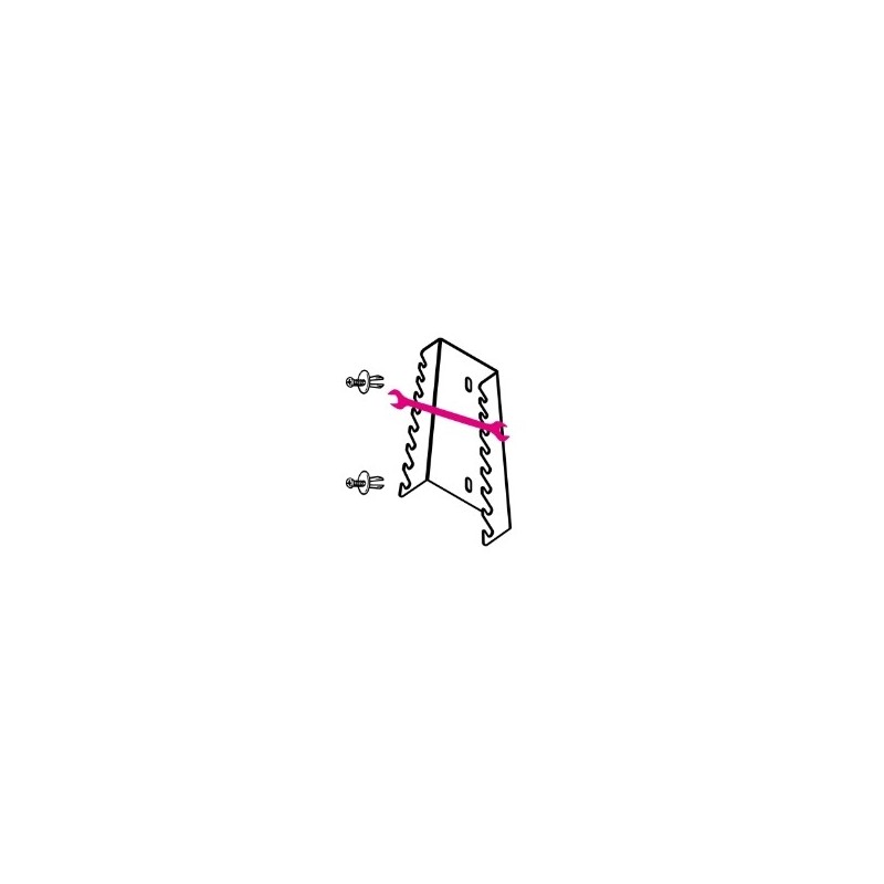 S55/8 Soporte para 8 llaves fijas, de chapa