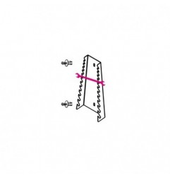 S55/12 Soporte para 12 llaves fijas, de chapa