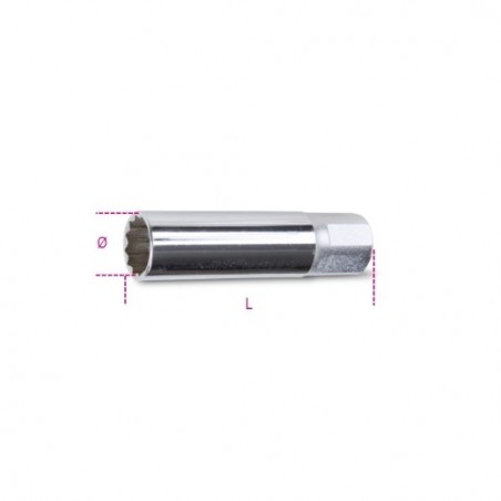 956F 14 Vaso con cuadrado hembra de 3/8,, para bujías