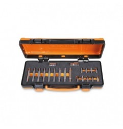867/C20 Surtido de 18 puntas de 10 mm y 2 accesorios, en termoformado suave, en caja de metal
