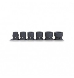 720S/SB6 Juego de 6 vasos de impacto de 1/2, hexagonales compactos, en soporte