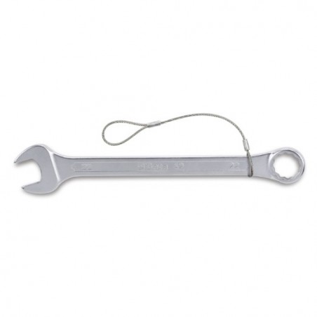 42HS/AS 11/16 Llave combinada con una boca fija y otra de estrella en ángulo, cromada, anticaída