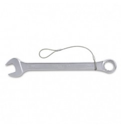 42HS/AS 1.1/8 Llave combinada con una boca fija y otra de estrella en ángulo, cromada, anticaída