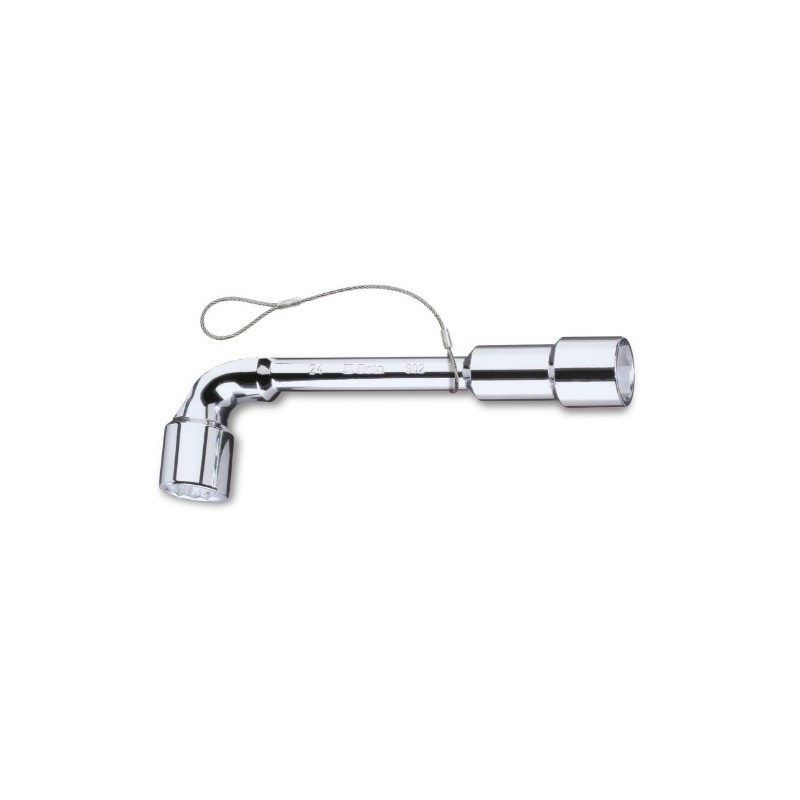 932HS 9X9 Llave de pipa doble hexagonal - poligonal, cromada brillante, anticaída