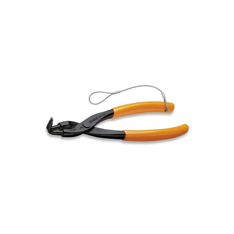 1034HS 170 Alicate para retenes interiores de bocas acodadas 90° con mangos recubiertos con PVC, anticaída