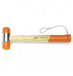 1390HS 45 Mazo de cabeza intercambiable de plástico, mango de madera, anticaída