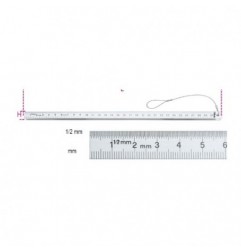 1682HS 300 Regla flexible graduada de acero inoxidable, anticaída