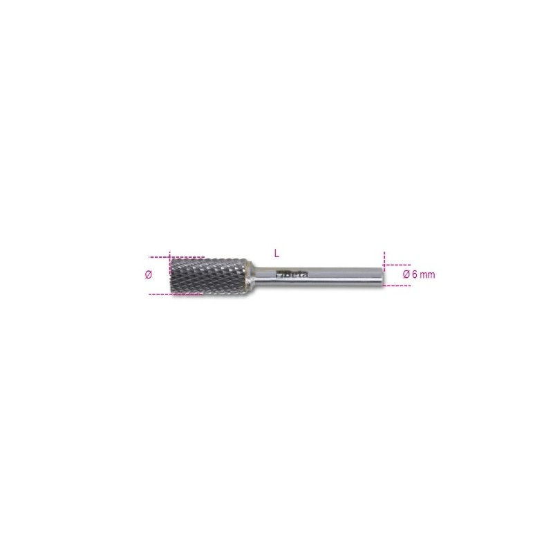 426MD/CP9,5 Lima rotativa de metal duro, corte cruzado HM4