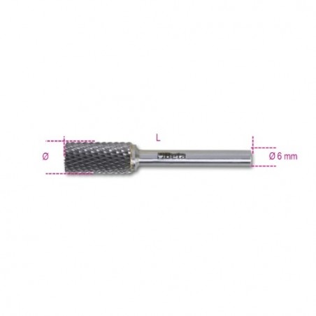 426MD/CP9,5 Lima rotativa de metal duro, corte cruzado HM4