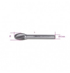 426MD/OV16 Lima rotativa de metal duro, corte cruzado HM6