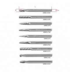 426MD-3/S3 Mini fresa de metal duro giratoria