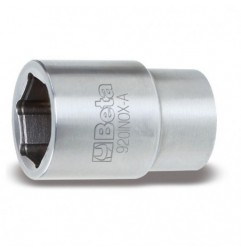 920INOX-A 9 Vaso de 1/2, hexagonal, de acero inoxidable