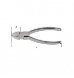 1082INOX 160 Alicate de corte diagonal, de acero inoxidable