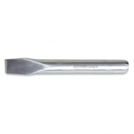 34INOX 160 Cortafrío plano, de acero inoxidable