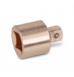 921BA/15 ​Adaptador con cuadrado hembra de 1/2, y macho de 3/8,, antichispa