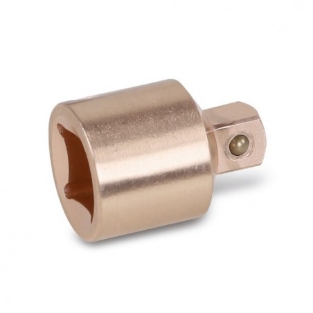 921BA/15 ​Adaptador con cuadrado hembra de 1/2, y macho de 3/8,, antichispa