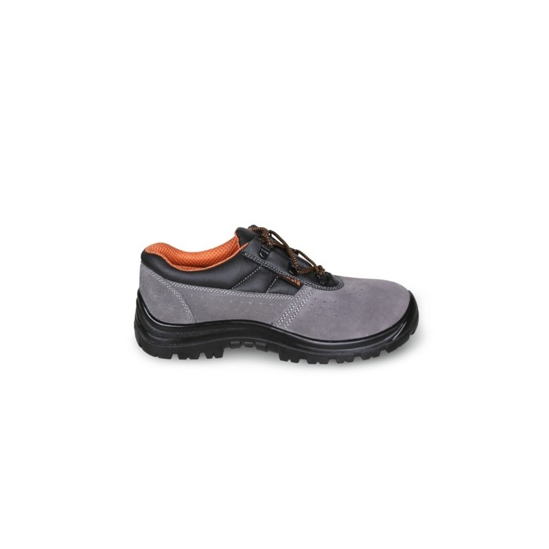 7246BK 46 Zapatos de ante perforado