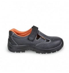 7247BK 47 Sandalias de piel perforada