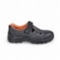 7247BK 47 Sandalias de piel perforada