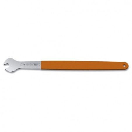 3953 15 Llave para pedales, cromada