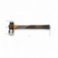 1377T 570 Martillo de cabeza redonda y boca esférica para caldereros y hojalateros, mango de fibra